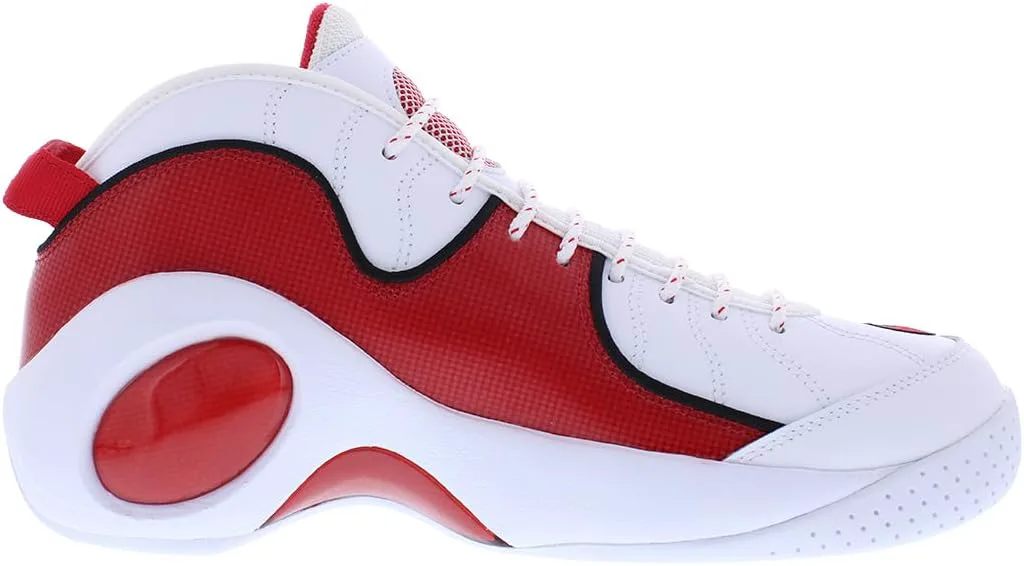 Мужские баскетбольные кроссовки Nike Air Zoom Flight 95 OG, белый/красный/черный/мультиколор — фото 2