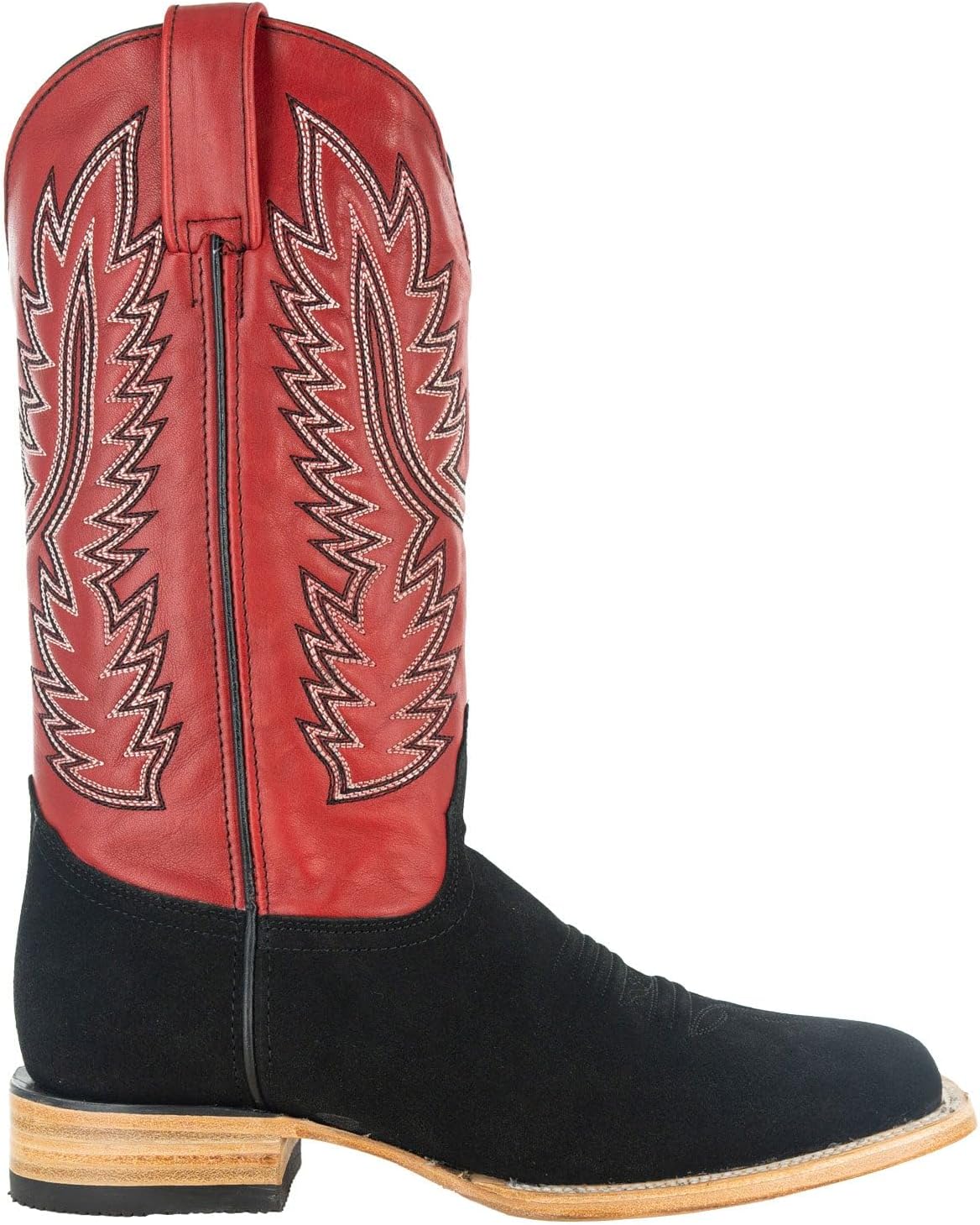 Мужские замшевые ковбойские сапоги Soto с квадратным носком H50050 Soto Boots, черный — фото 3