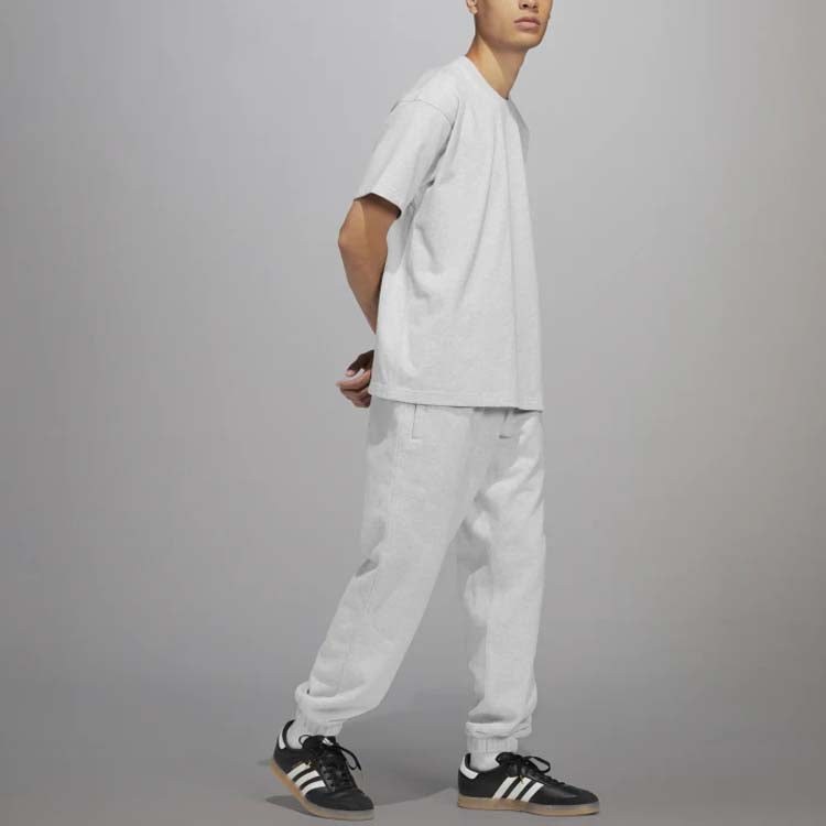 Спортивные брюки adidas x Pharrell Humanrace Logo Sweatpant 'Halo Blue', серый — фото 3