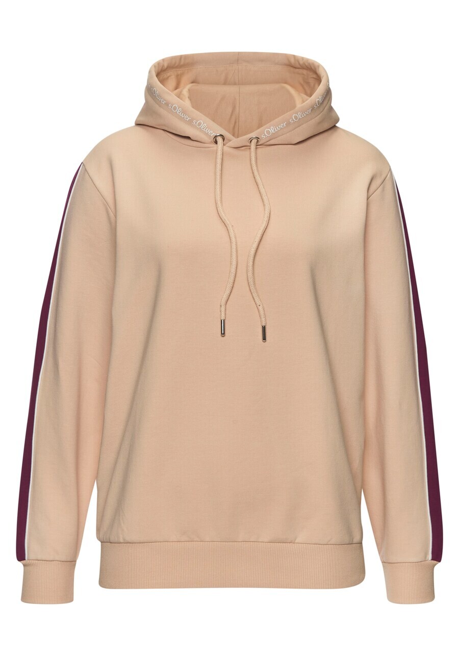 

Толстовка с капюшоном s.Oliver Sweatshirt, бежевый