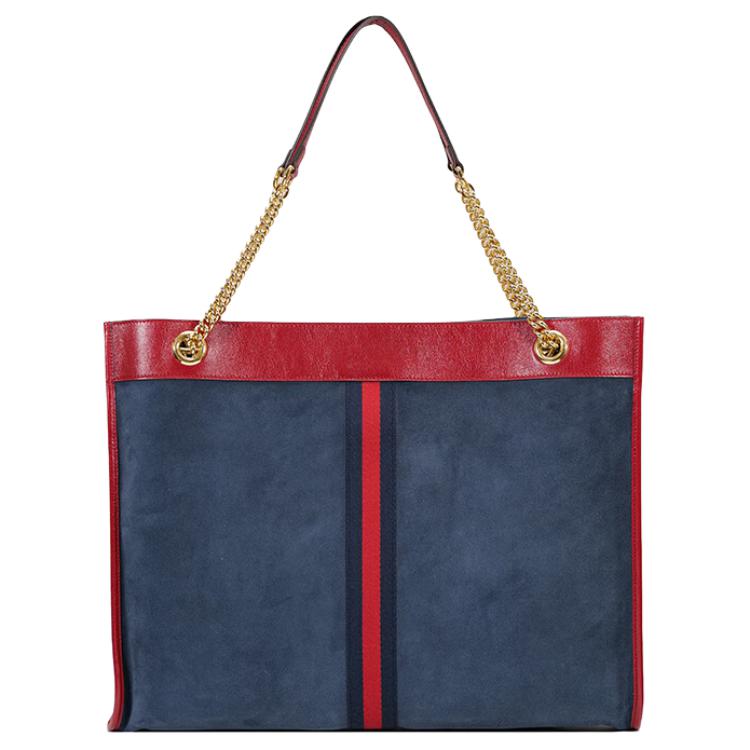 Женская сумка-шоппер GUCCI из натуральной замши — фото 2
