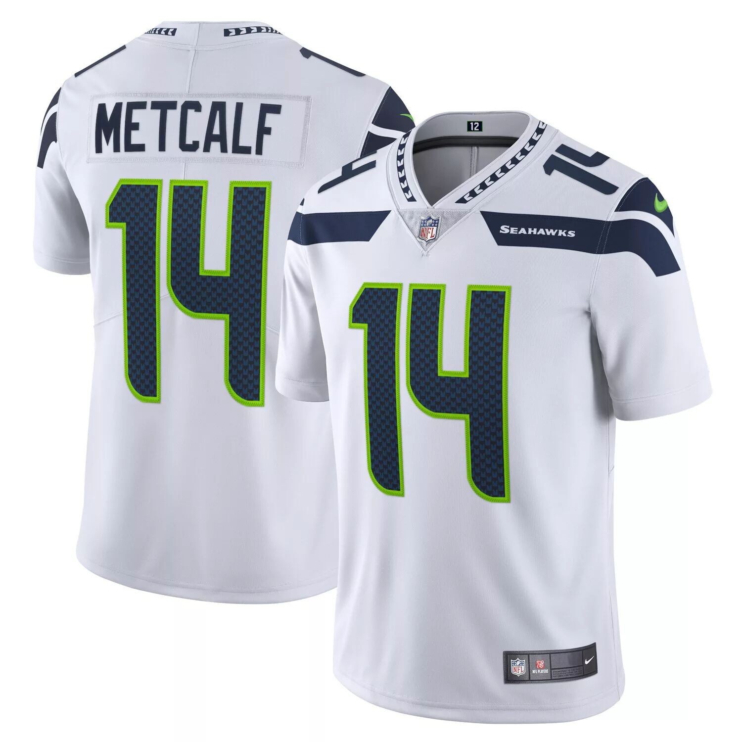

Мужское белое джерси DK Metcalf Seattle Seahawks Vapor Limited Nike, Белый, Мужское белое джерси DK Metcalf Seattle Seahawks Vapor Limited Nike
