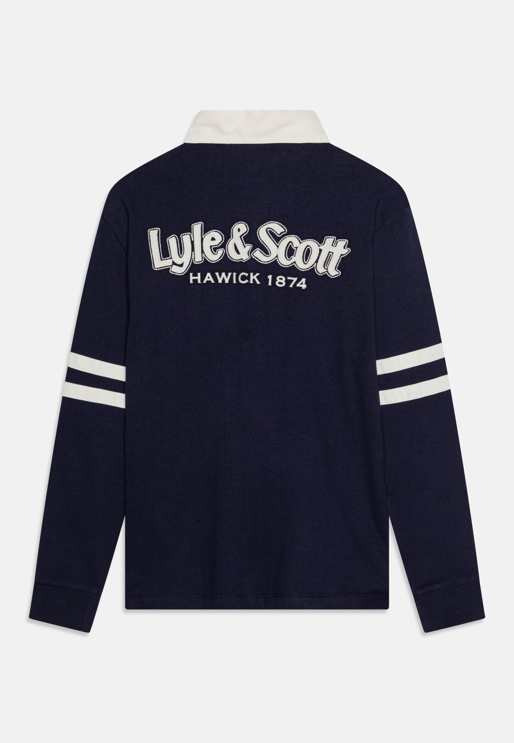 

Топ с длинными рукавами APPLIQUE EMBROIDERY RUGBY Lyle & Scott, темно-синий