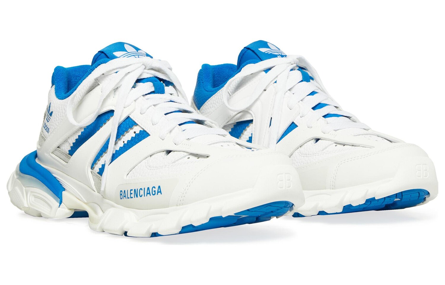 Кроссовки женские Adidas Originals X Track Forum Chunky с низким верхом, синий/белый Balenciaga — фото 3