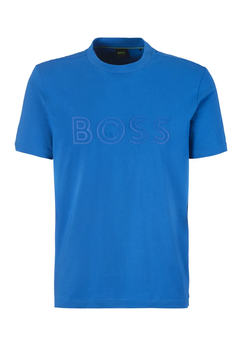 

BOSS GREEN Футболка "Tee 1", с круглым вырезом, цвет Open Blue461