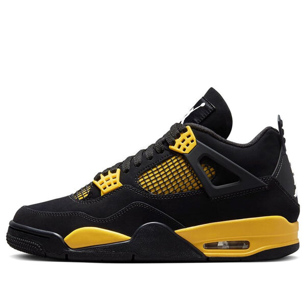 

Кроссовки 4 retro 'thunder' Air Jordan, черный