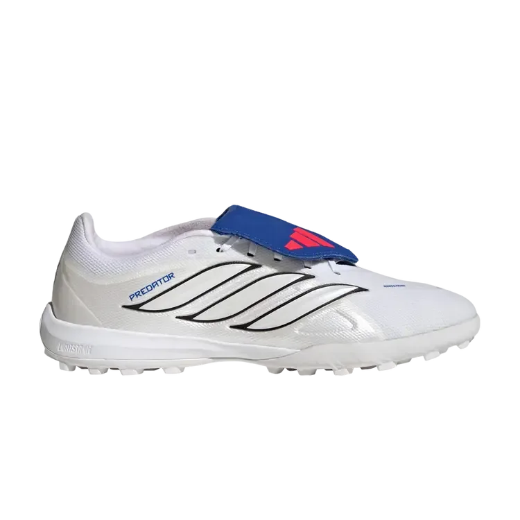 Футбольное поле Adidas Predator League Fold Over Tongue Turf 'Cloud White Zero Metallic Royal Blue'