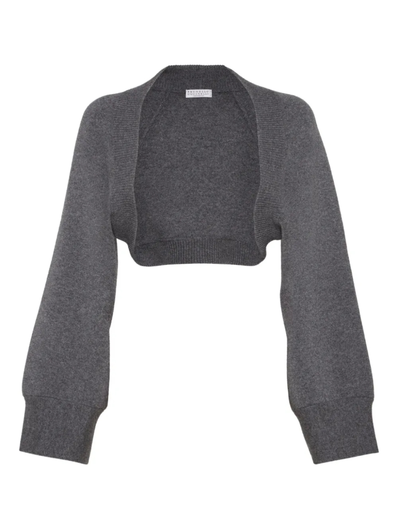 

Brunello Cucinelli укороченный кардиган, серый