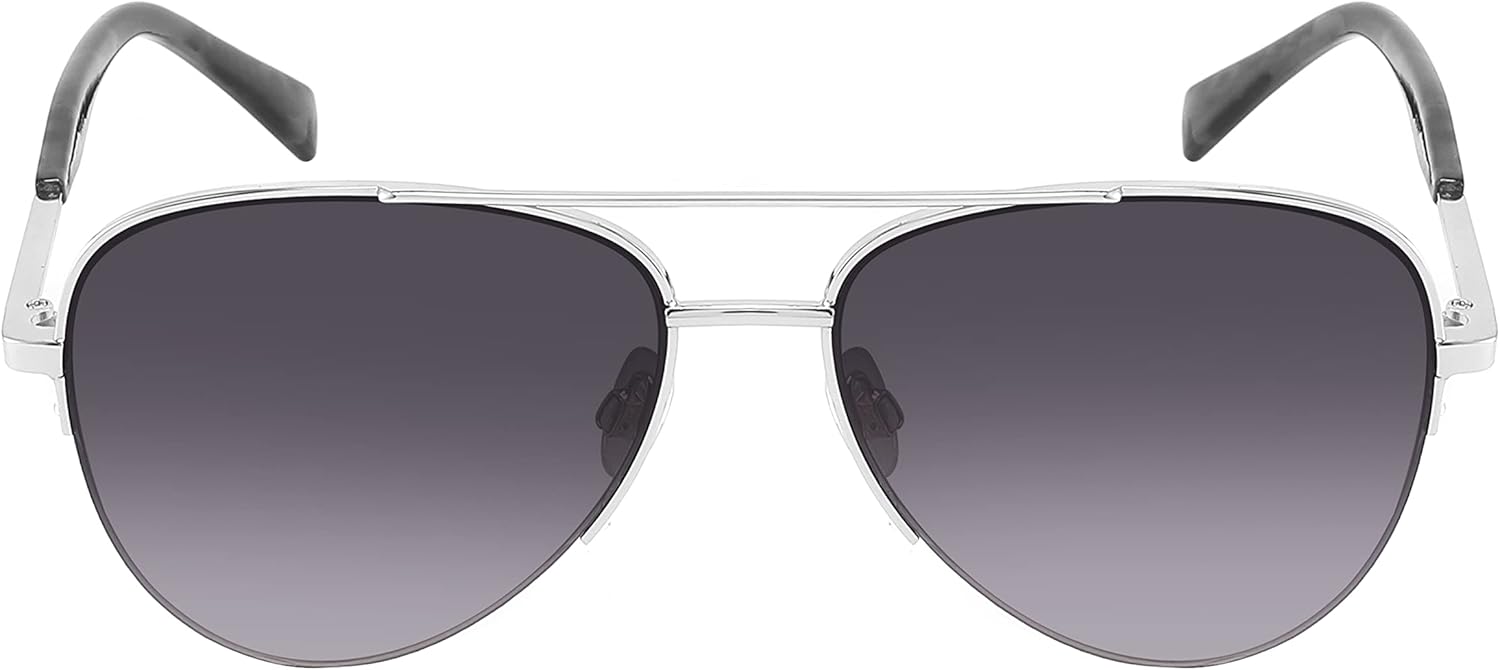 

Солнцезащитные очки-авиаторы Edge I-Wear унисекс с закругленной нижней частью, поляризованными линзами и градиентной окантовкой, плоские линзы, подходят для мужчин и женщин EDGEIWEAR, Silver