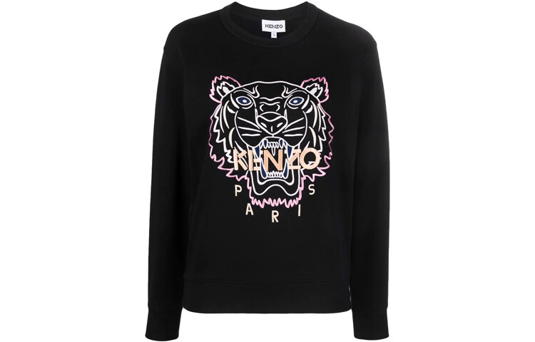 

Толстовка женская Kenzo, черный / розовый / белый
