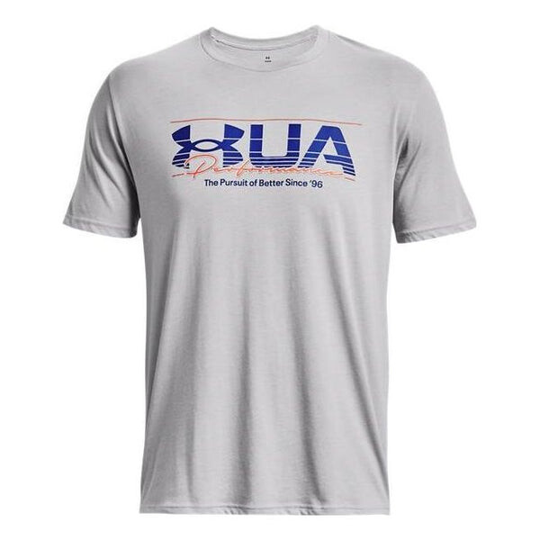 

Футболка training graphics t-shirt 'grey' Under Armour, серый