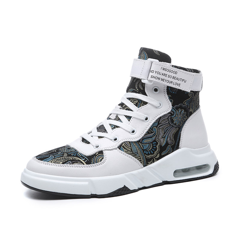 Мужские ботинки Martin Boot Crew High Top высотой 4 см BABINDA, белый — фото 4