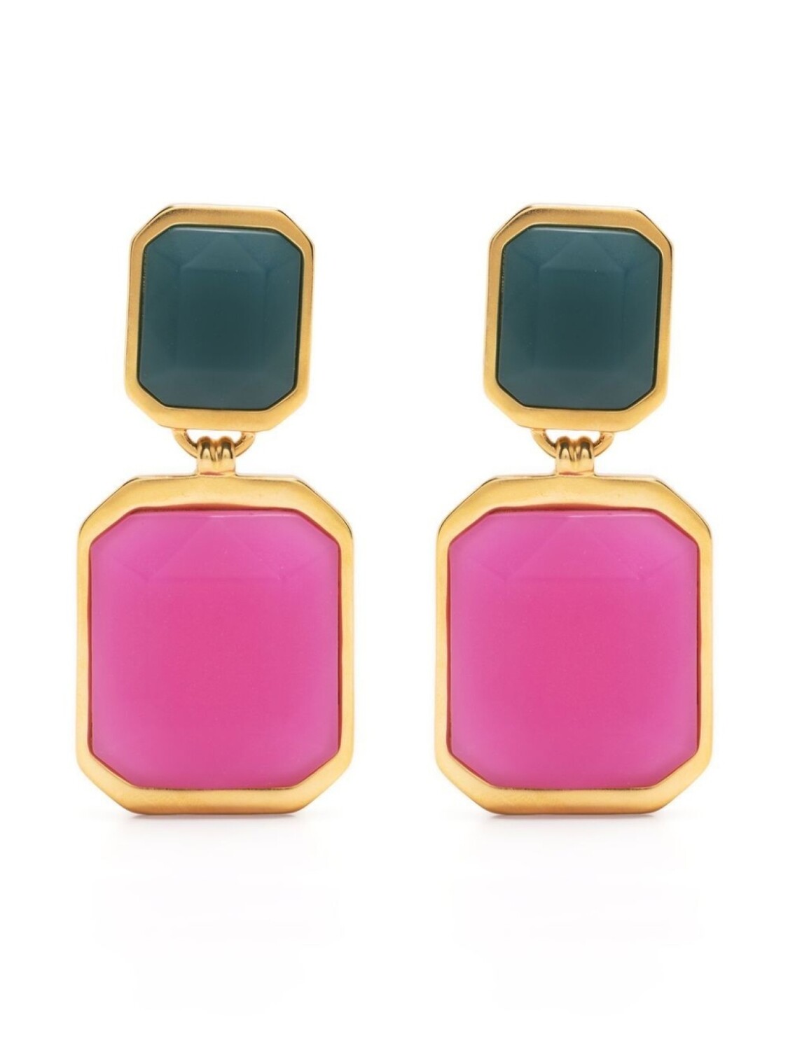 

Серьги в двух тонах Saint Laurent, золотой