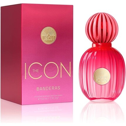 

Antonio Banderas The Icon Woman Eau De Perfume for Women Long Lasting Elegant Sophisticated and Sensual Scent Vanilla Floral and Fruity Notes Ideal for Special Events