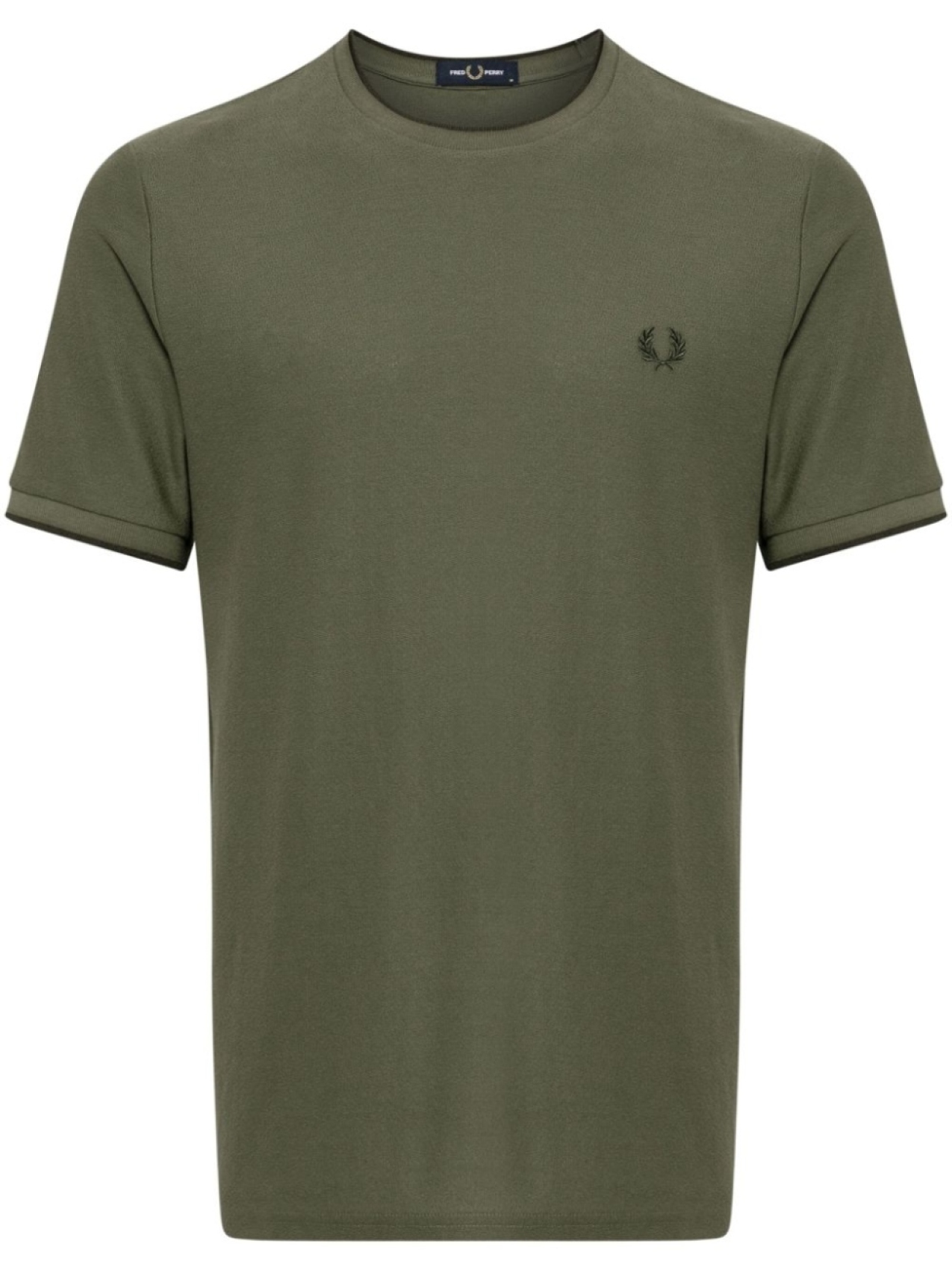 

Fred Perry футболка с вышитым логотипом, зеленый