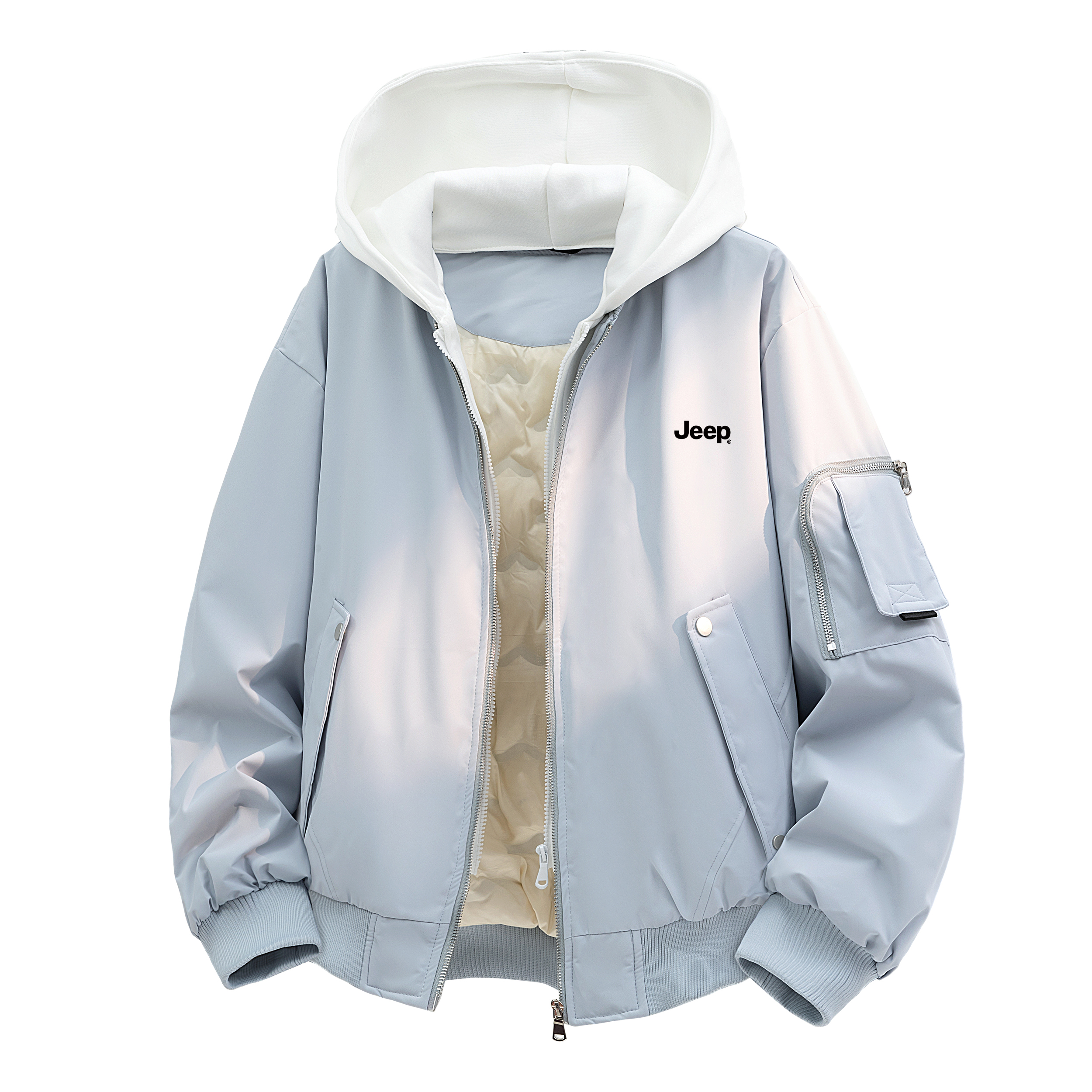 

Пуховик Leisure Collection Unisex Jeep, glacier синий