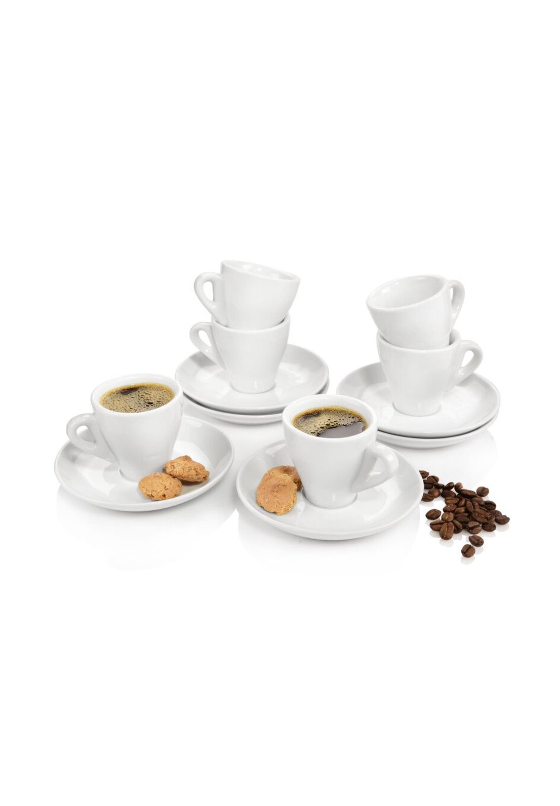 

Фарфоровый сервиз Новый Порт Sänger, weiß - espressotassen set 12-teilig