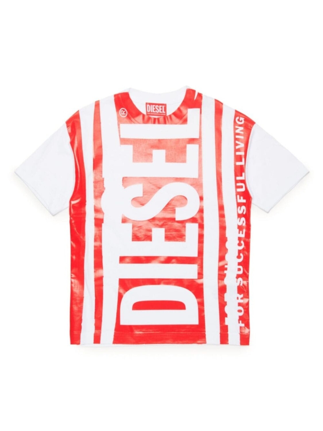 

Diesel Kids футболка с логотипом, белый