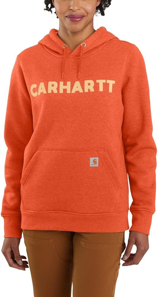 

Carhartt Women's 105194 Женский свитшот Relaxed Fit Midweight с логотипом, Red