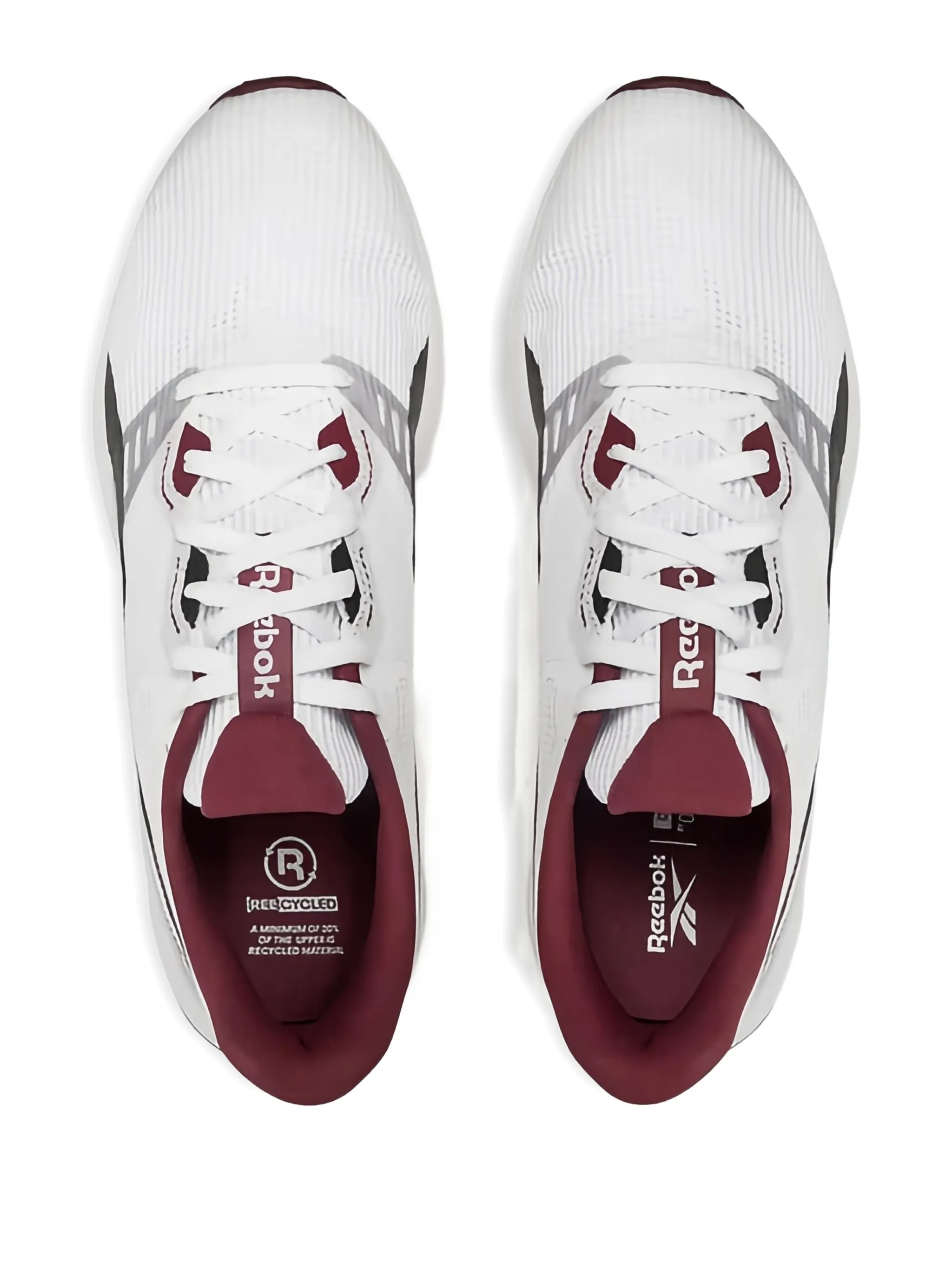 Кроссовки Energen Tech Plus White/Black/Maroon Reebok, белый — фото 3