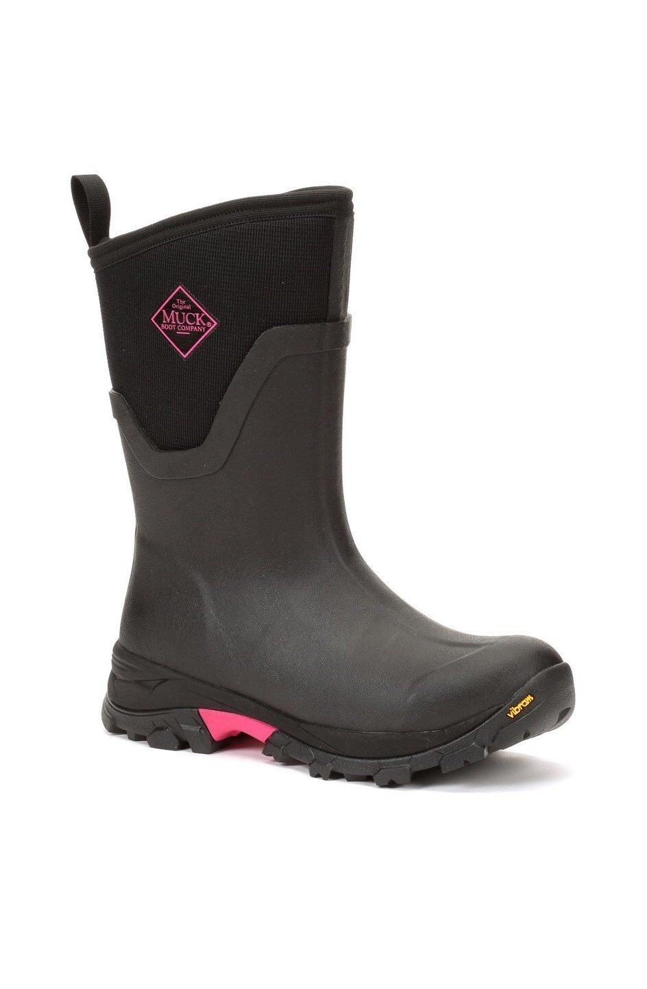 Женские ботинки Muck Boots резиновые с флисовой подкладкой, черный