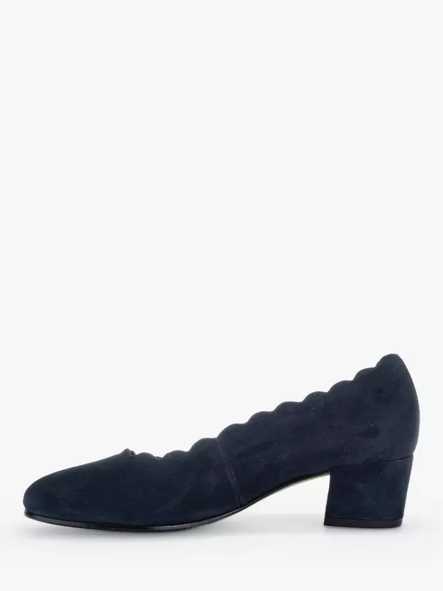 Туфли-лодочки Gabor Wide Fit Gigi Suede, цвет dark blue — фото 4