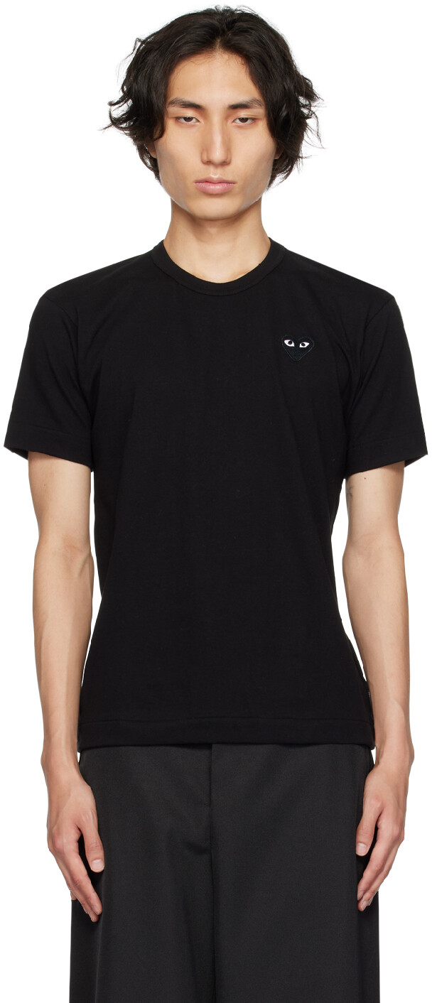 

Футболка с нашивкой в виде сердца от COMME des GARcON PLAY COMME des GARcONS PLAY