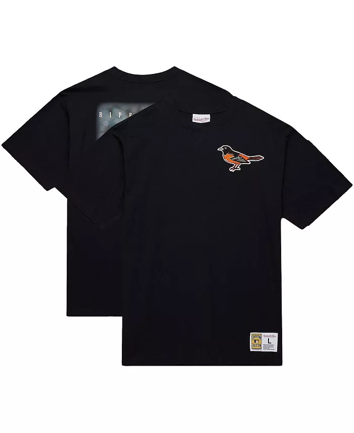 

Мужская футболка с винтажным логотипом Baltimore Orioles из коллекции Legends, Cal Ripken Jr., черная Mitchell & Ness