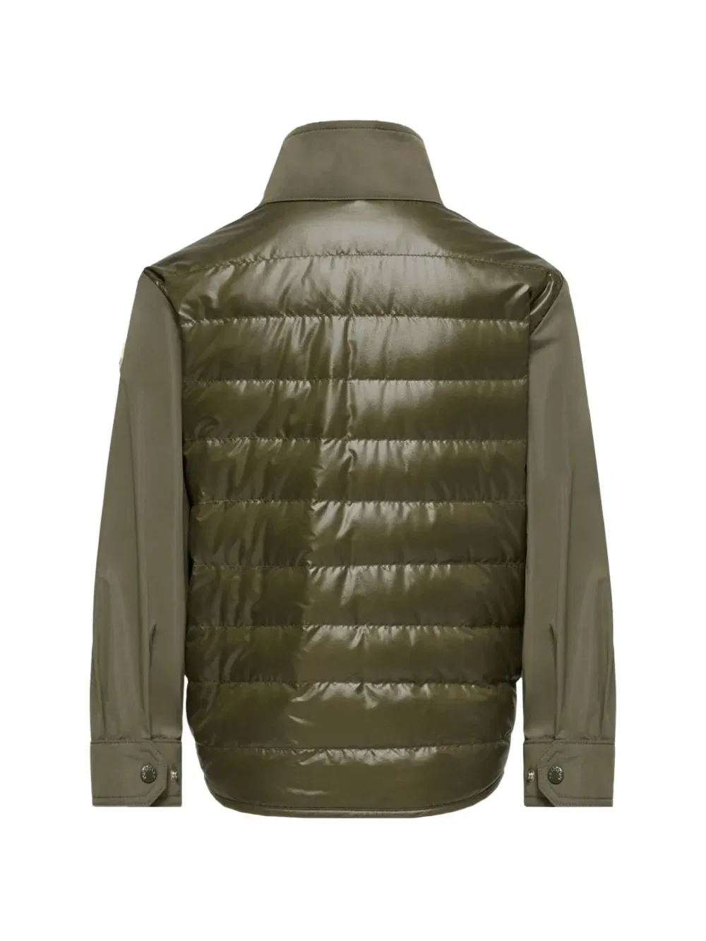 Стеганая куртка Кутлат на пуговицах Moncler Enfant, зеленый — фото 2
