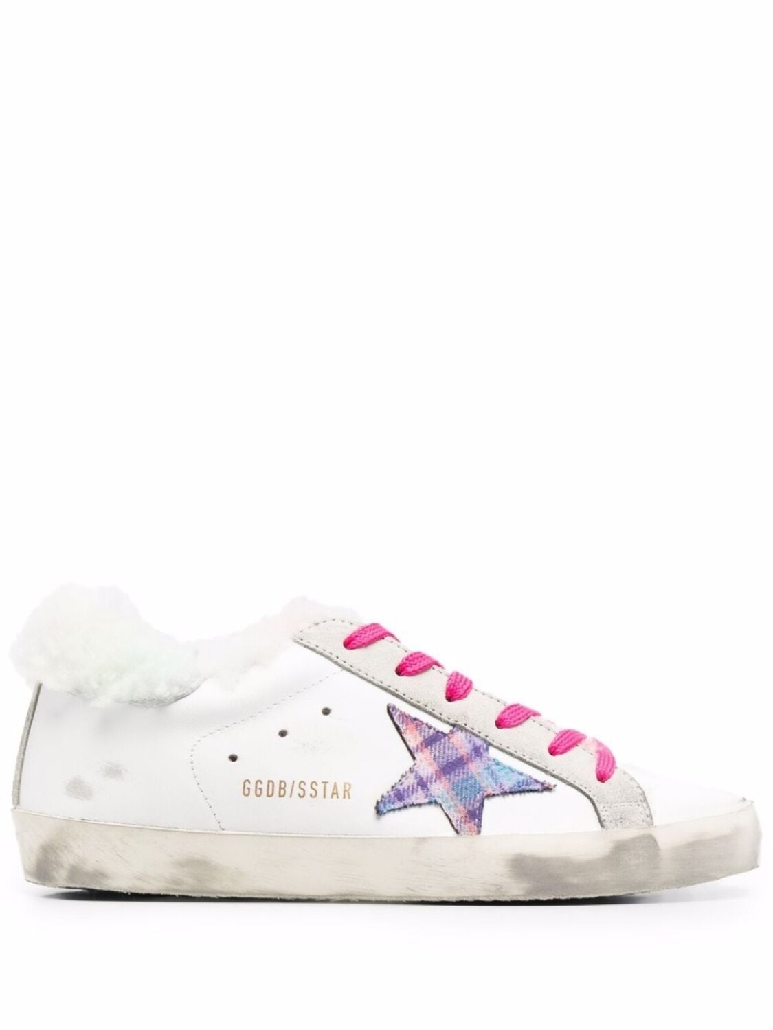 

Golden Goose кеды Super-Star с искусственным мехом, белый
