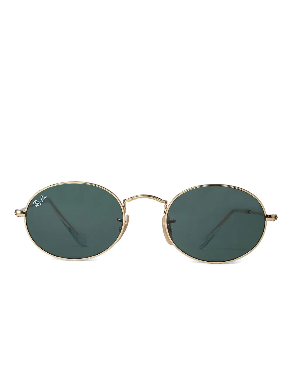 

Солнцезащитные очки овальной формы Ray-Ban, золотой