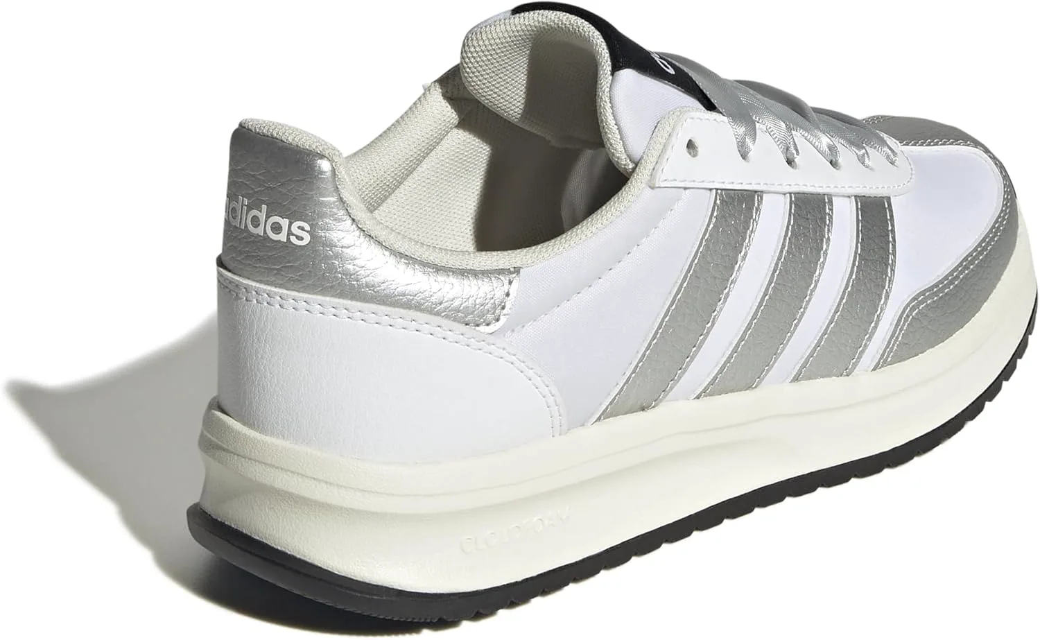Adidas детские кроссовки Unisex Run 70s 2.0, белый/металлик/светло-белый — фото 2
