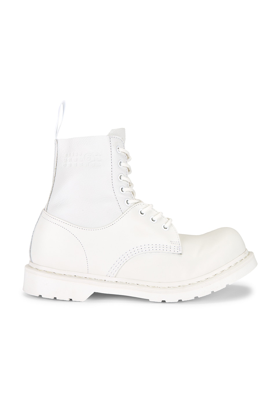 

Носки x Dr. Martens 1460 8-Eye Without Steel Toe Mm6 Maison Margiela, Vintage Smooth, White Virginia, & White