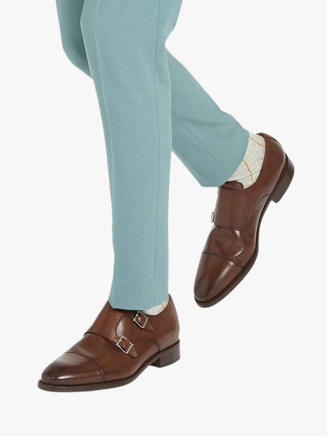 Кожаные монашеские туфли натаниэля Jones Bootmaker, цвет Chestnut — фото 2