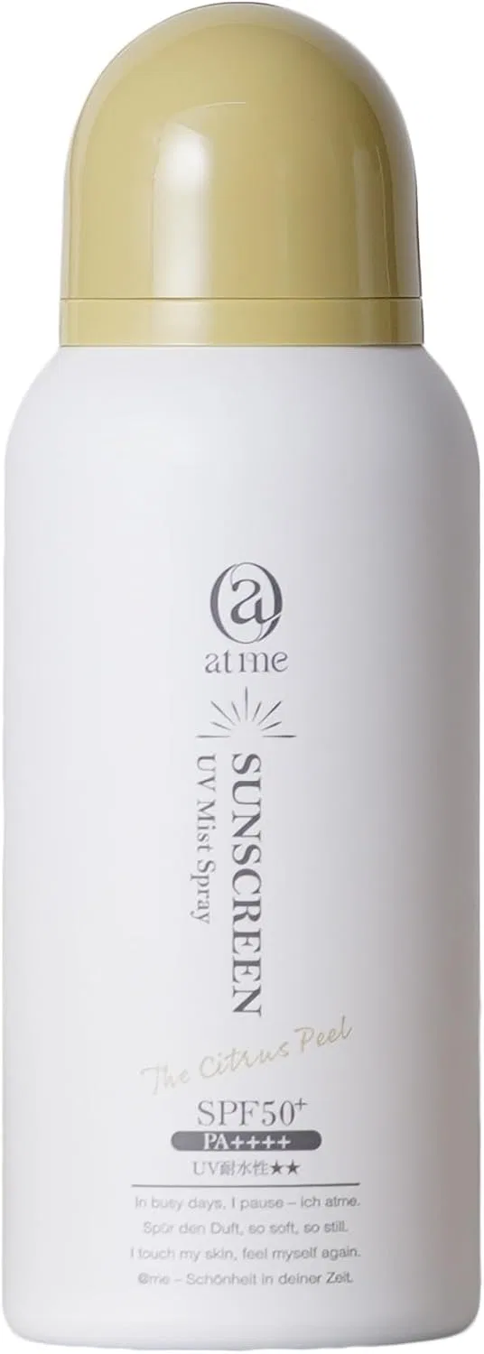 Солнцезащитный спрей-мист atme с ароматом цитрусовых, SPF50+ PA++++, 80 г