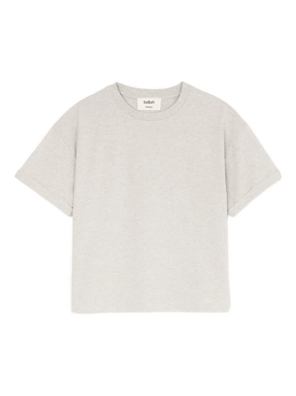 

Топ свободного кроя с подвернутыми рукавами Ba&Sh, серый