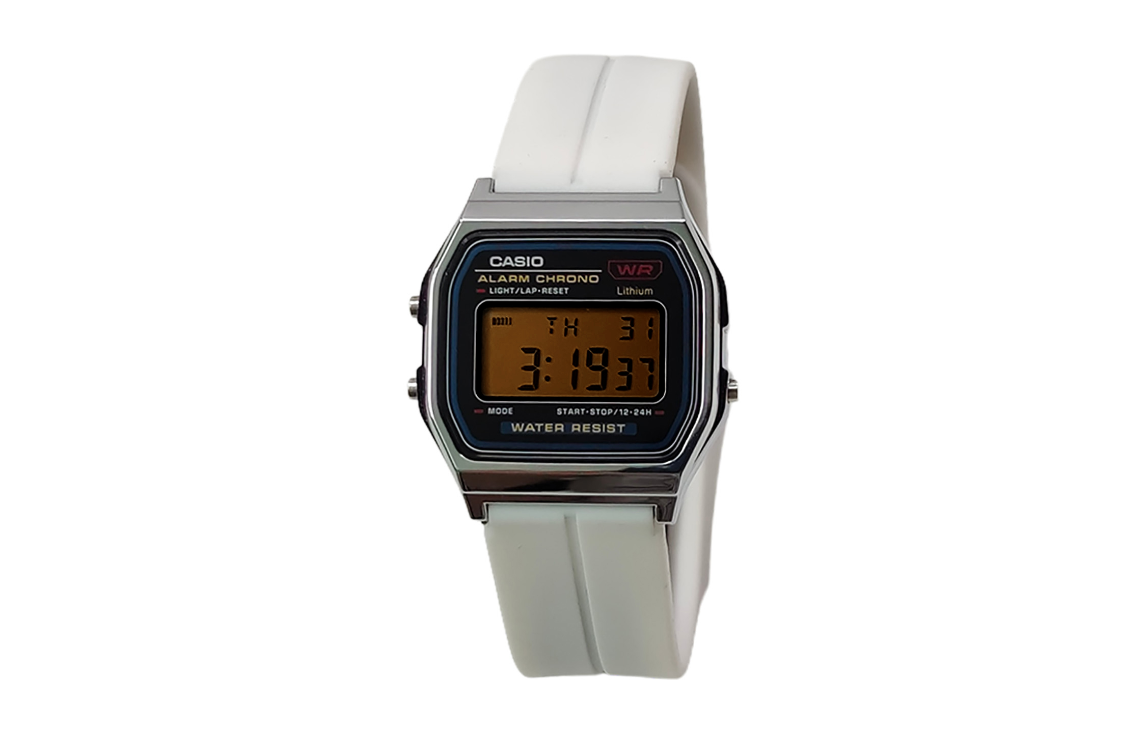 

CASIO Кварцевые часы унисекс с силиконовым ремешком и черным циферблатом