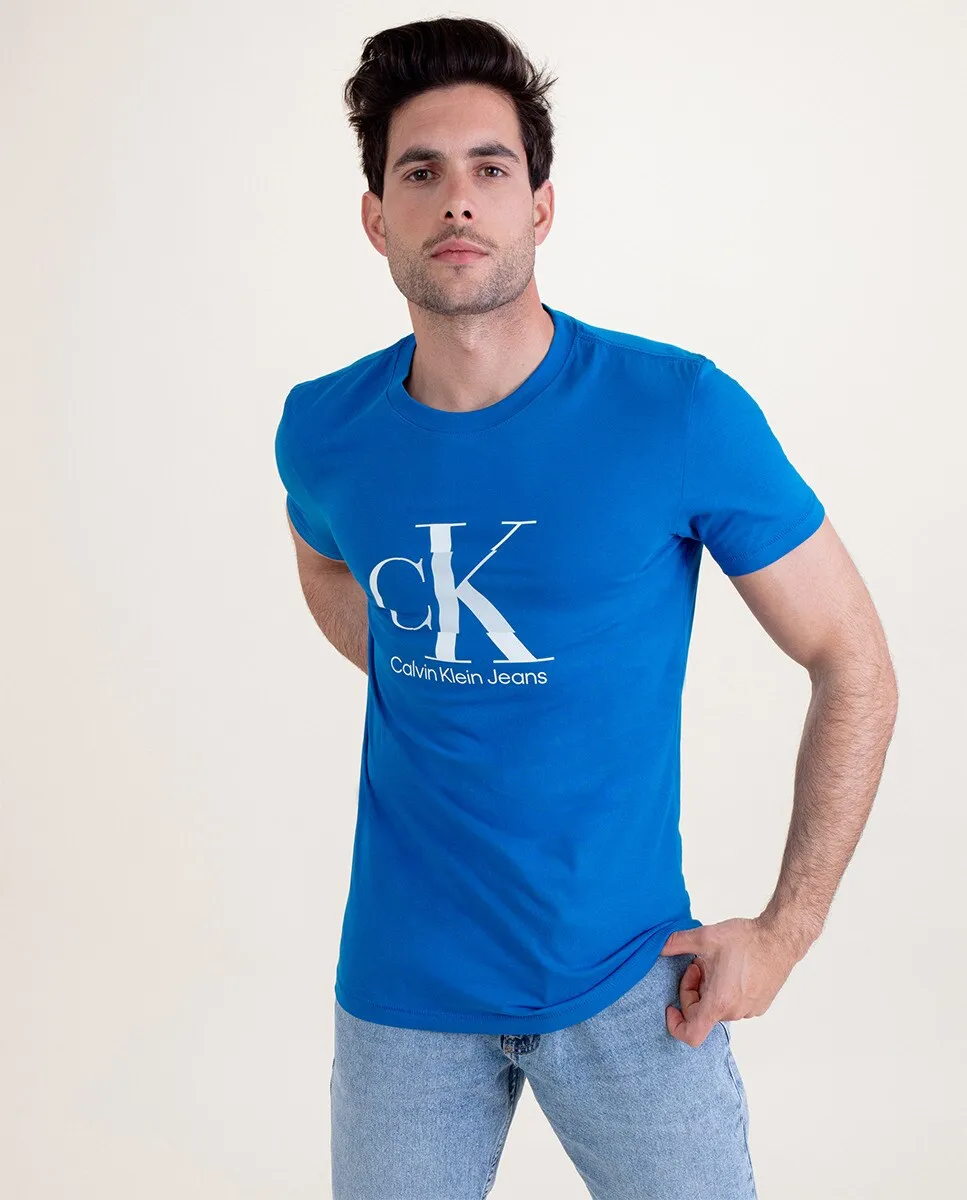 

Мужская футболка с коротким рукавом Calvin Klein Jeans, синий