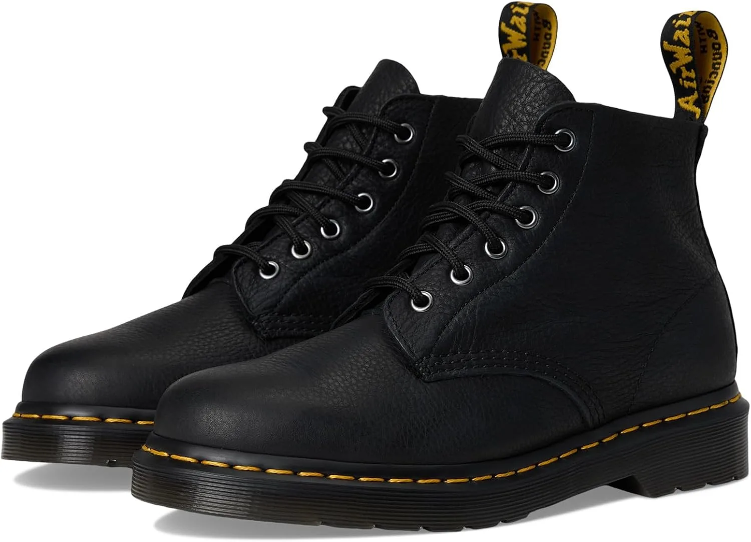 Ботинки Botinki Dr. Martens Unisex 101 Unbound из натуральной кожи. Модные ботинки, черный