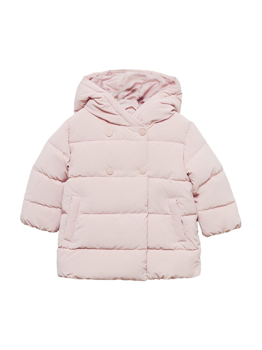 

Всесезонная куртка MANGO KIDS Between-Season Jacket Julie, розовый