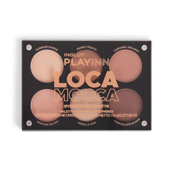 

Палитра теней для век, 8 г Inglot Playinn loca mocca