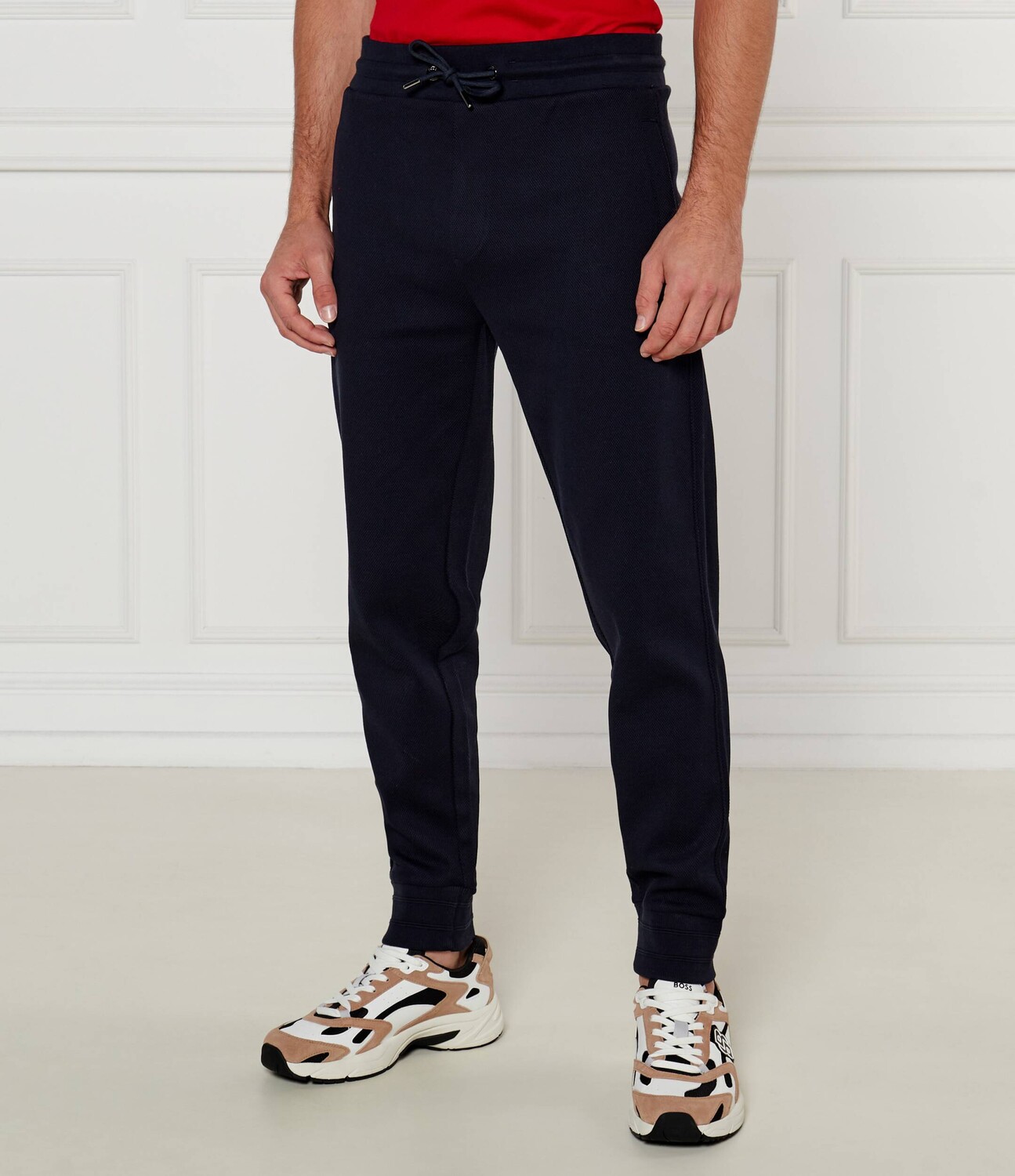 

Спортивные брюки BOSS BLACK H-Lamont 59 Regular Fit, темно-синий