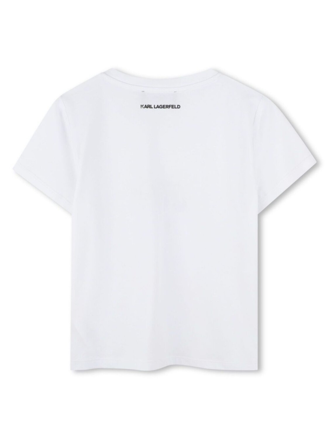 Karl Lagerfeld Kids футболка с графичным принтом, белый — фото 2