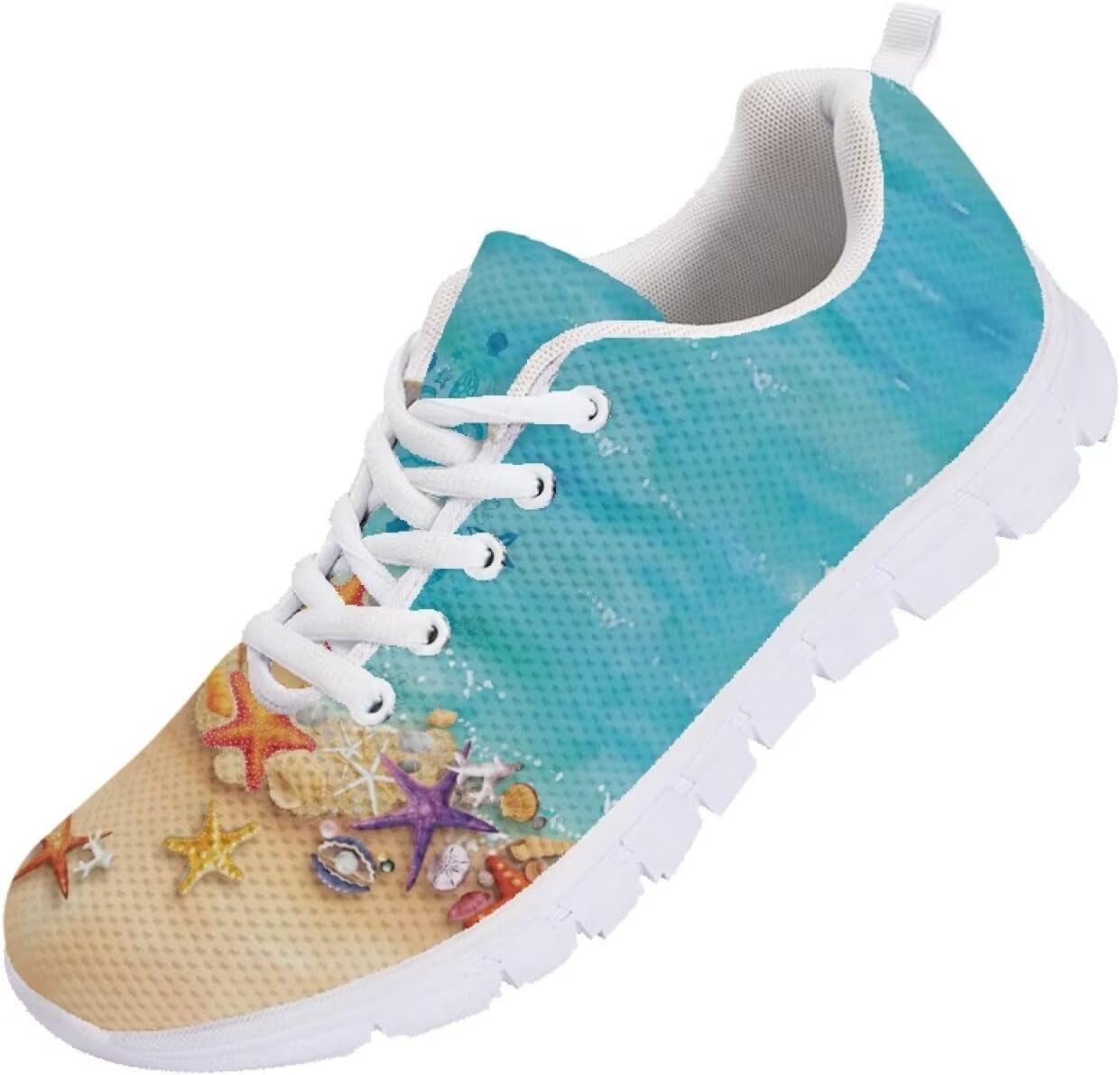 

Мужские кроссовки Funnydude Funny Print 2025 для бега, спортивные, повседневные, удобные для тренировок, Starfish