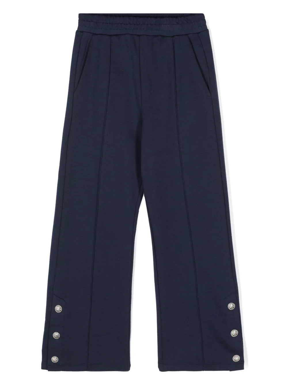 

Брюки из джерси со швами Balmain Kids, синий