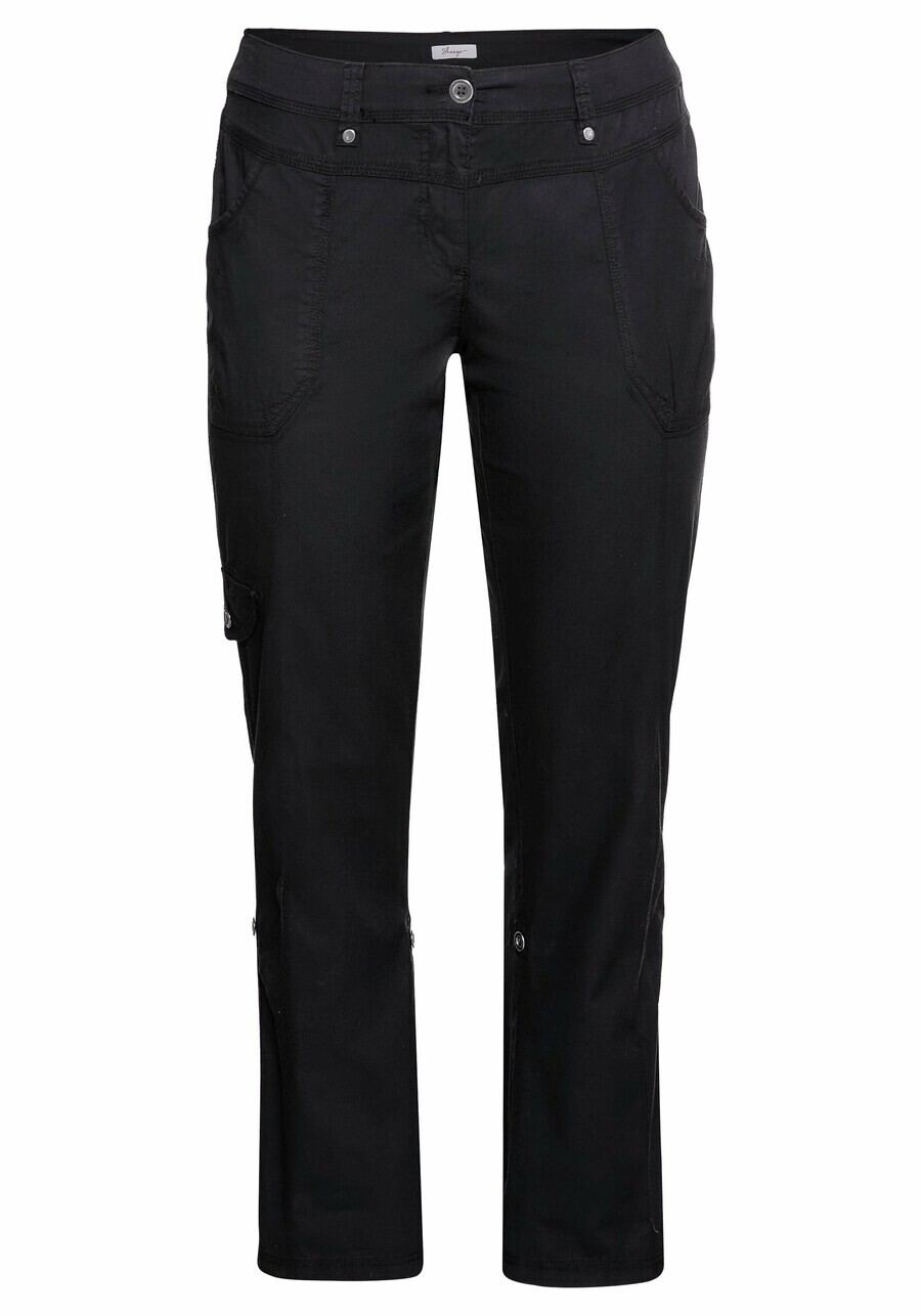 

Брюки-карго SHEEGO Regular Cargo Pants, черный