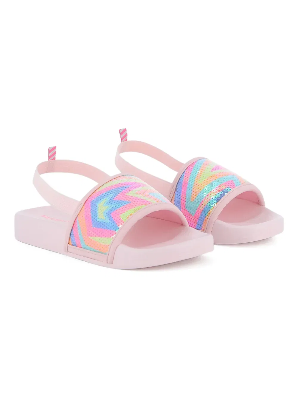 Шлепанцы с пайетками Billieblush, розовый