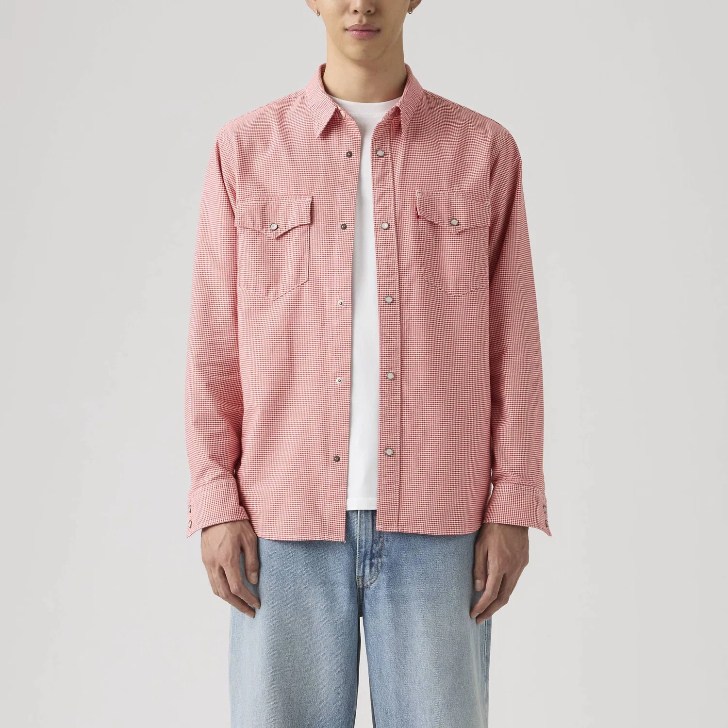 Рубашка мужская Red Pointed Collar Moderate Levis — фото 4