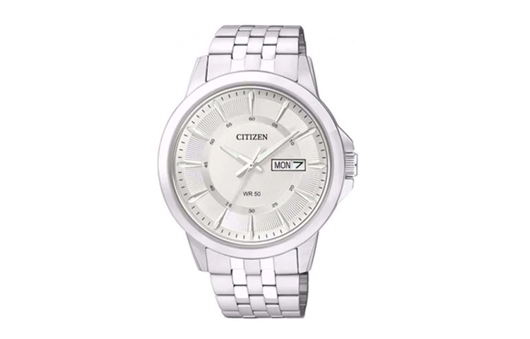 

CITIZEN Часы Quartz Movement Stainless Steel Strap Watch Men's Watch Silver Dial, Silver Dial