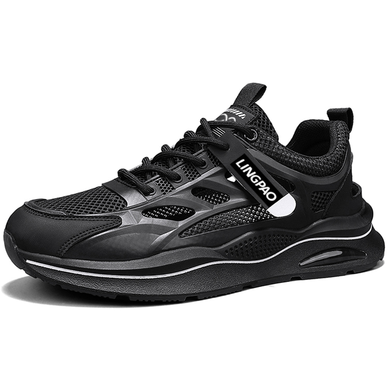 

Низкие повседневные туфли мужские LINGPAO, Black